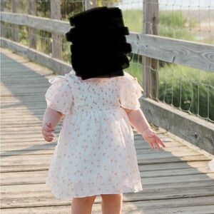 Ivy City Co White Floral Toddler Dress